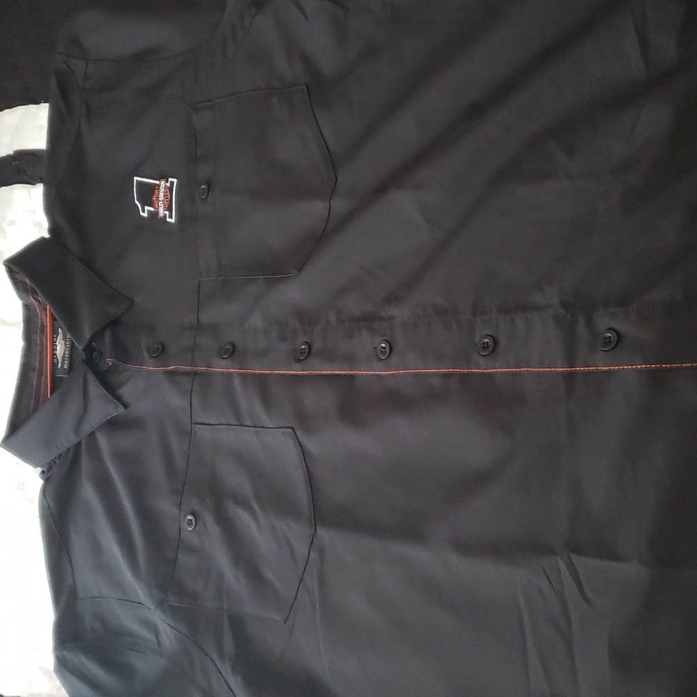 Mens harley-davidson button down shirt 2xl
